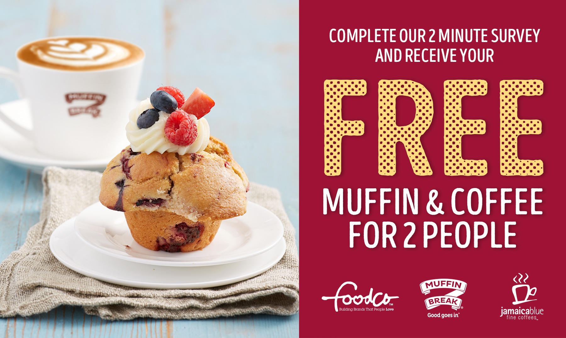 Muffin Break Foodco Survey Voucher Muffin Break Australia