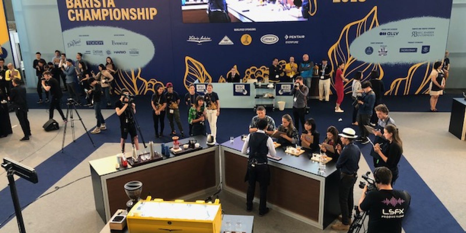 Muffin Break Master Roaster Judges World Barista Championships!