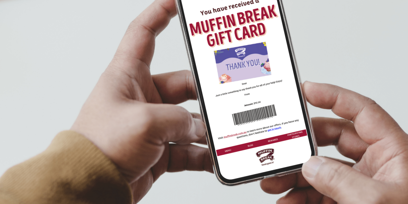 Corporate Gifting available at Muffin Break