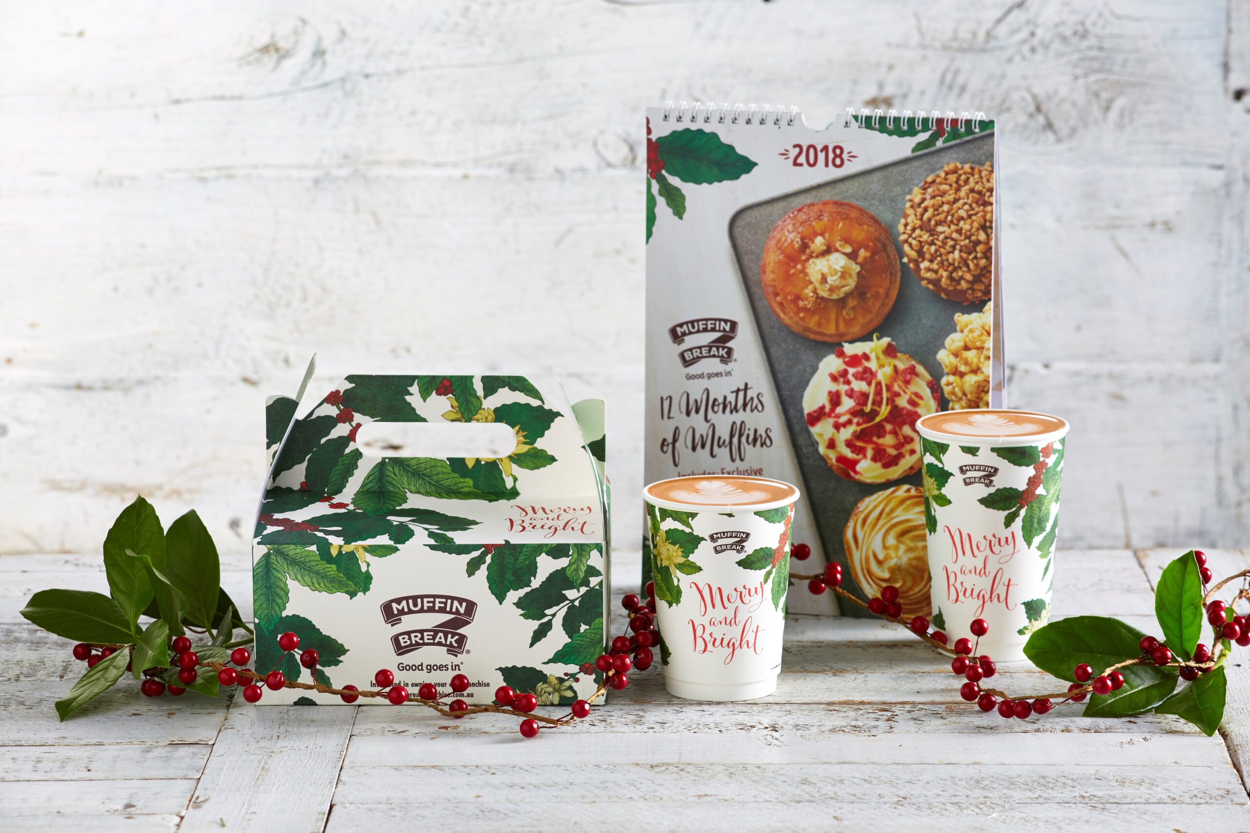 Muffin Break Christmas Packaging