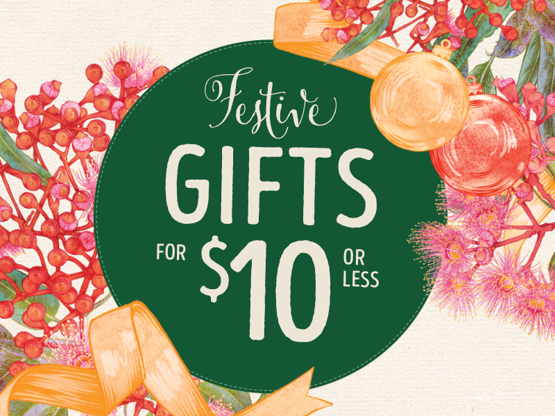 Delightful, Festive Gifts for $10 or Less!