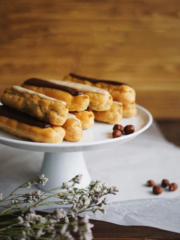 Coffee Cream Eclairs