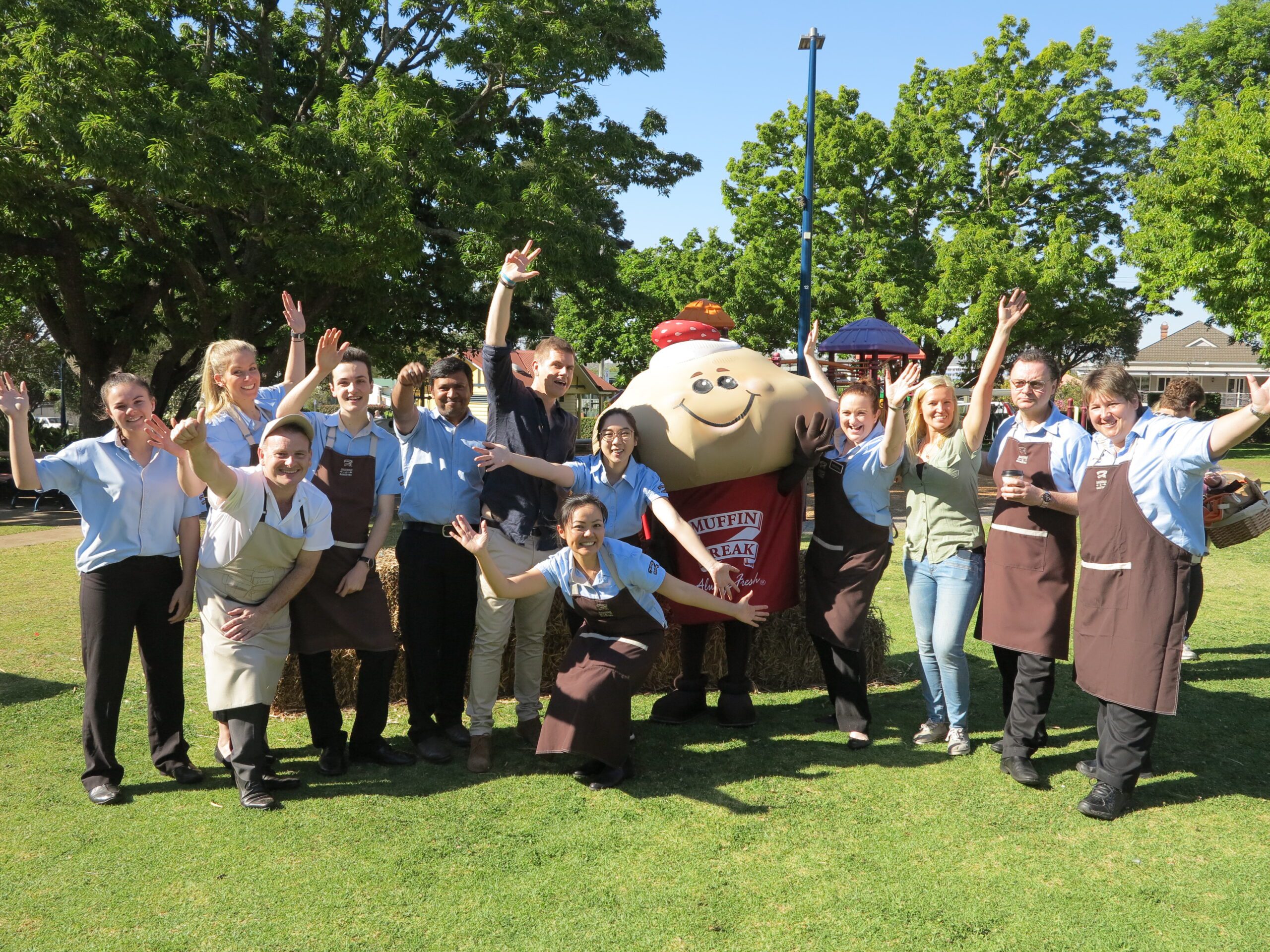 Did you see Muffin Break and Sunrise in Toowoomba?