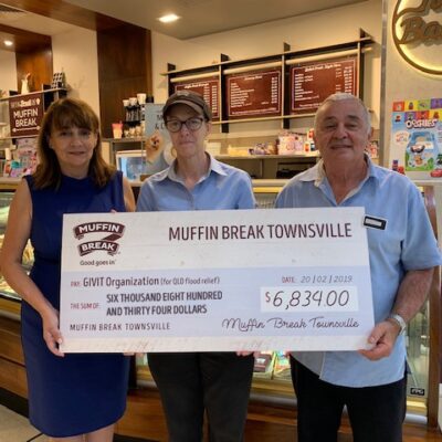 Muffin Break Contributes to Townsville Flood Assistance