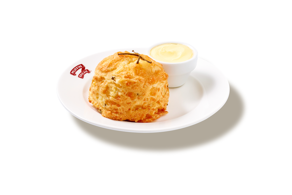 Three Cheese & Chive Scones