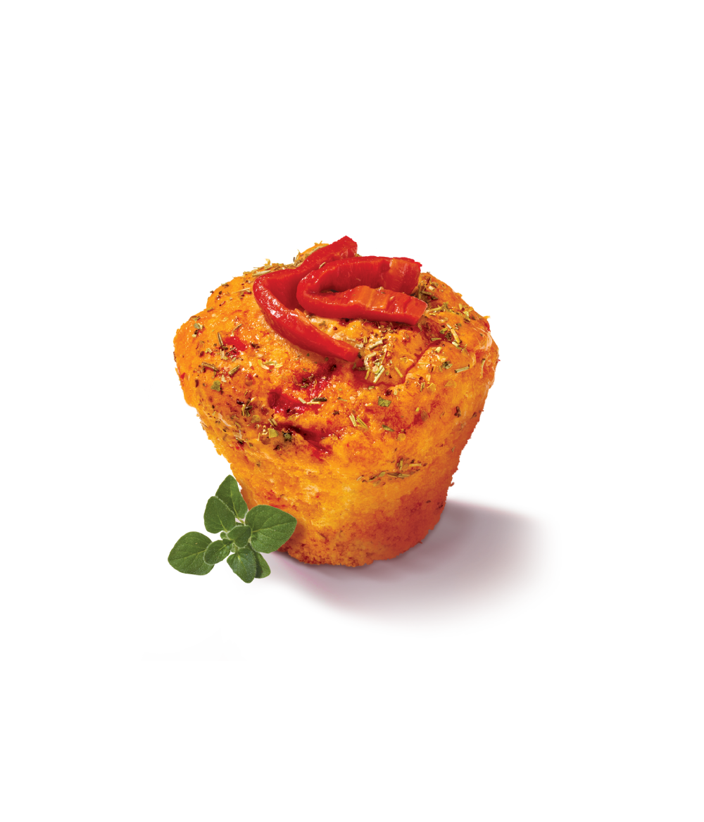 Chargrilled Capsicum & Italian Herb Muffin