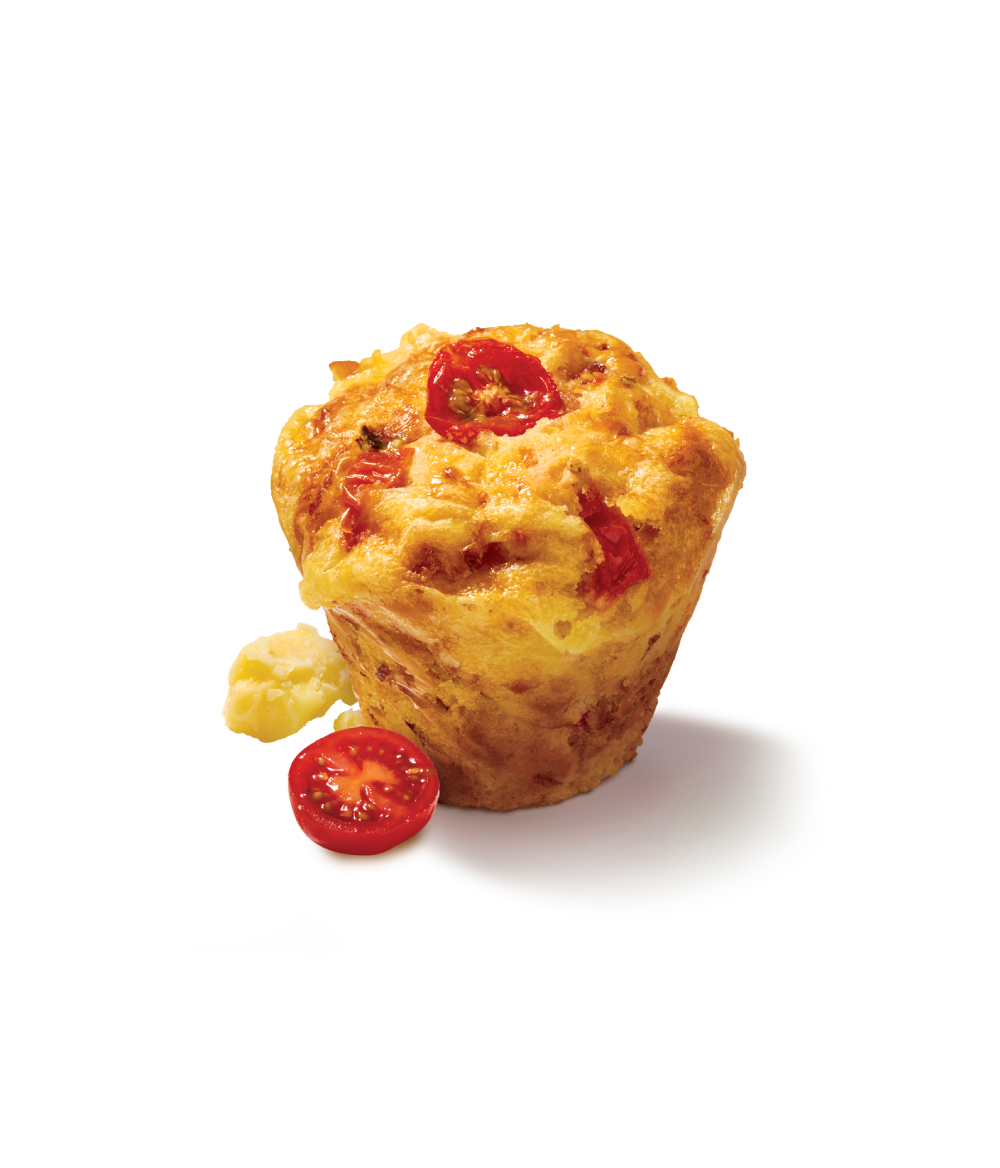 Ham, Cheese & Tomato Muffin