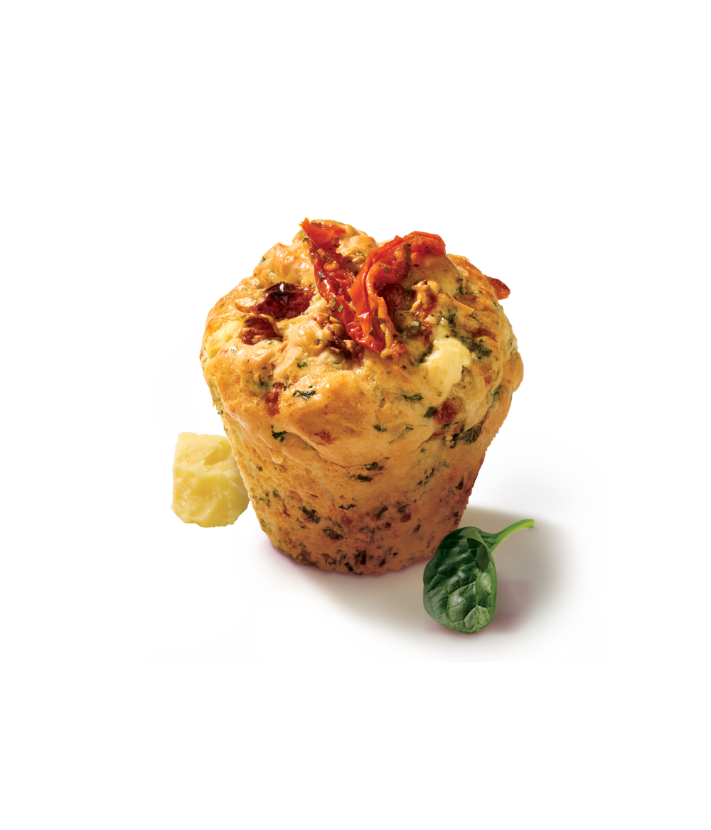 Spinach & Double Cheese Muffin