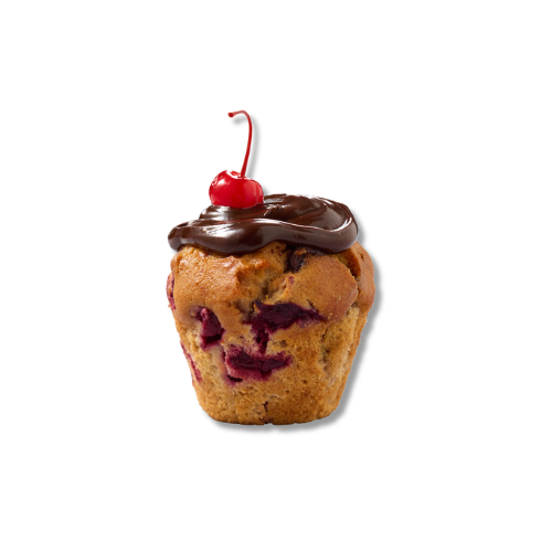Cherry & Dark Chocolate Muffin
