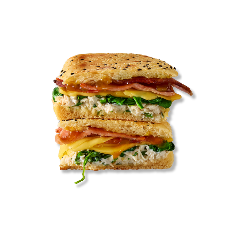 Toasted Chicken, Bacon & Swiss Turkish Melt