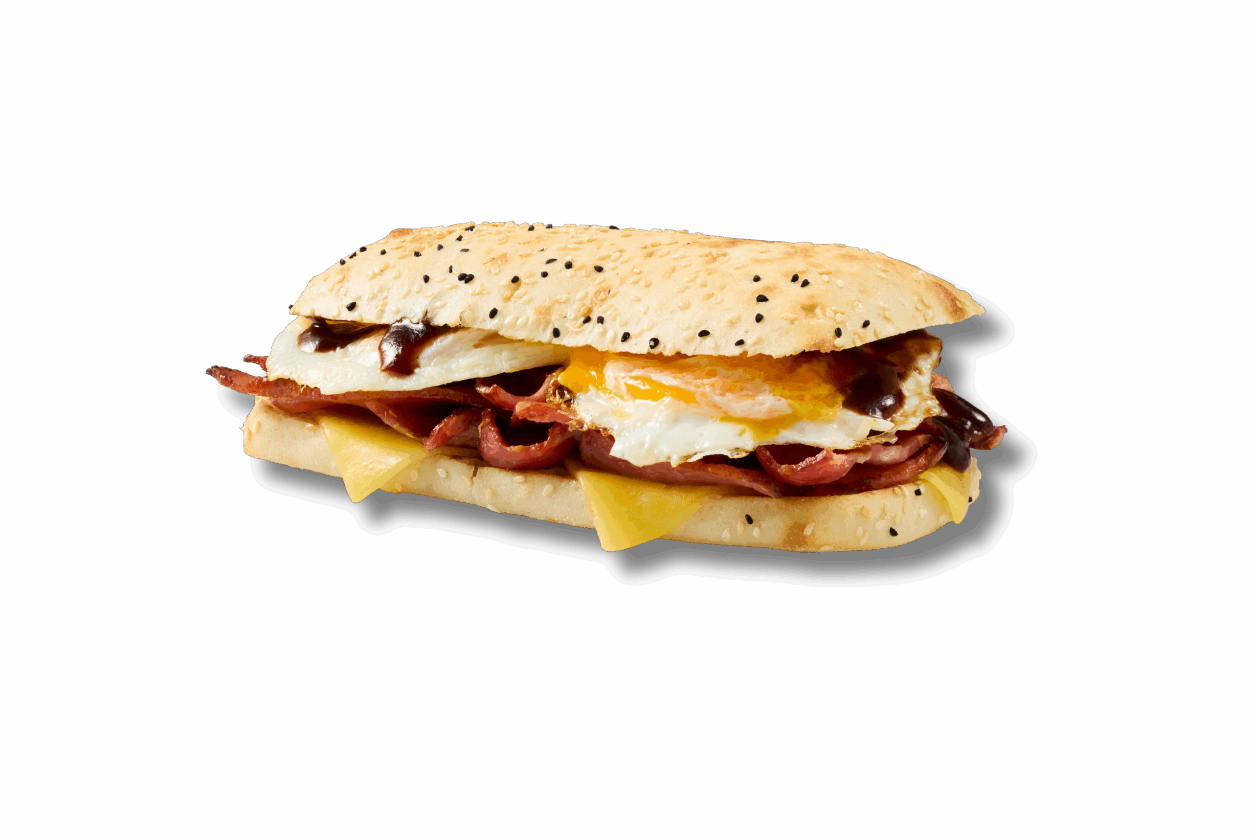 Bacon & Egg Turkish Roll