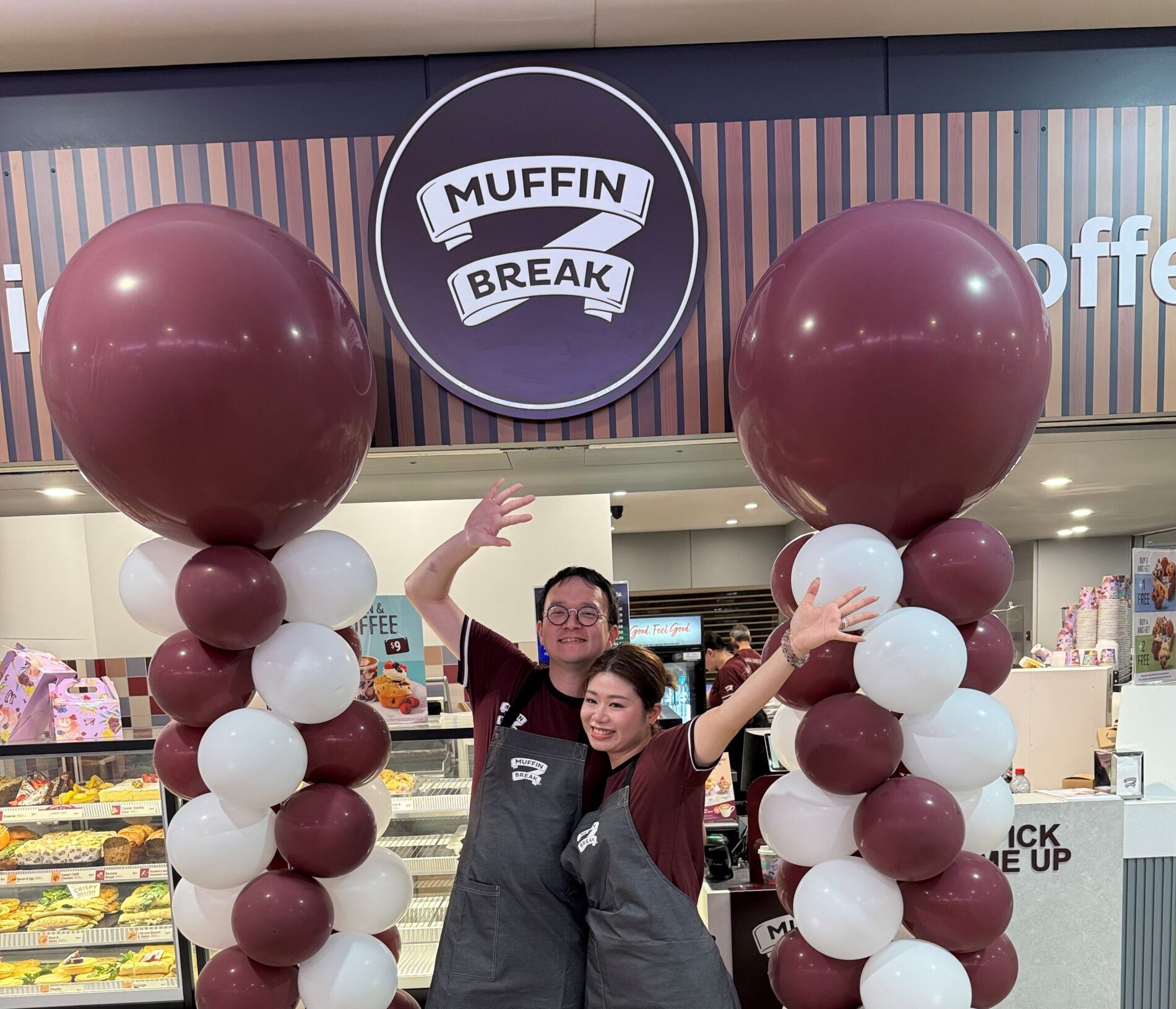 Muffin Break steams ahead at Brisbane Central Station!