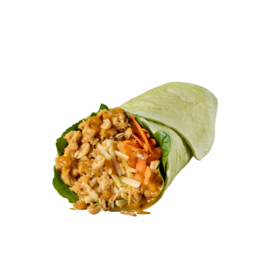 Satay Chicken Wrap