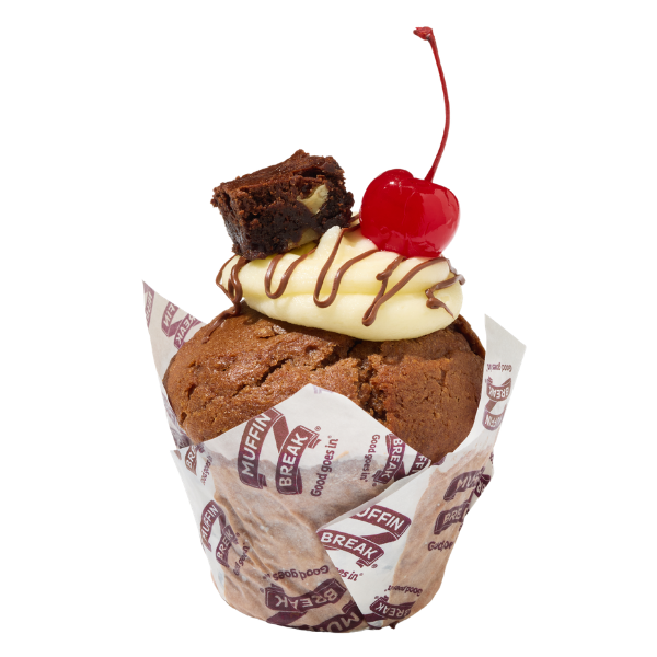 Choc Brownie Sundae Muffin