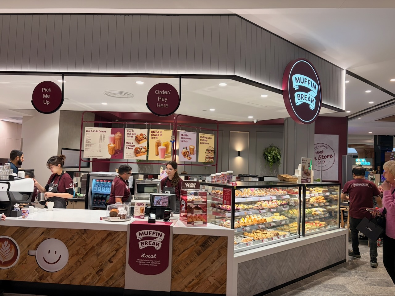 Reopening at Westfield Knox Signals Continued Growth for Muffin Break